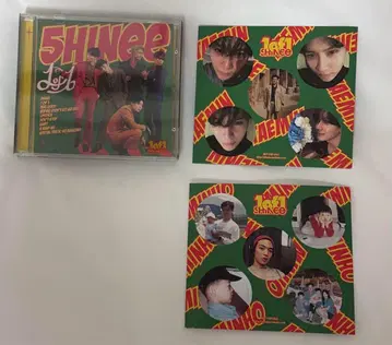 SHINee 1of1 딱지 딱지 태민 민호 CD 앨범 트레이딩 카드