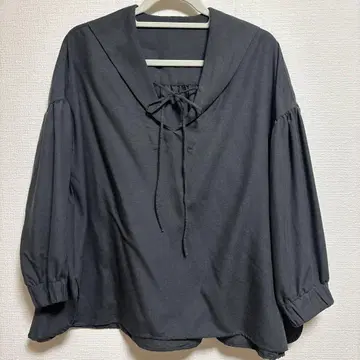 sirone 세일러 카라 블라우스