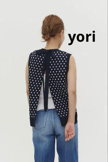 마린 도트 백 리본 베스트 yori