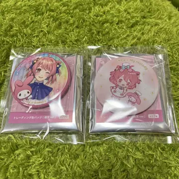 컬러풀 피치 트레이딩 캔 배치 산리오 노아 씨 2종