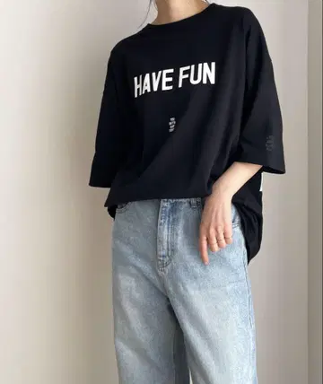 CANALJEAN 1975TOKYO "HAVE FUN" 오버 사이즈 T