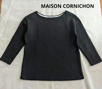 MAISON CORNICHON 메종 코르니숑 보트넥 티셔츠