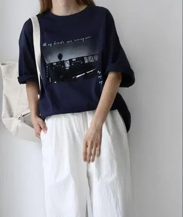 CANALJEAN 1975TOKYO "VENTURA" 오버 사이즈 티셔츠