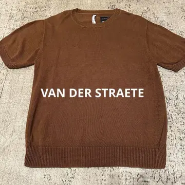 VAN DER STRAETE 코튼 니트 반팔