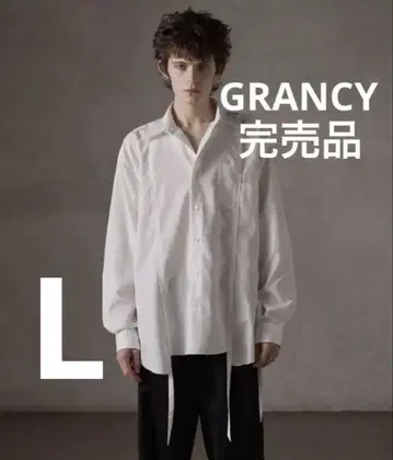 완판템 GRANCY 데미지 도킹 디자인 셔츠 L 사이즈 화이트