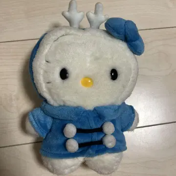 헬로키티 봉제 인형 인형옷 루돌프 크리스마스 헤이세이 레트로