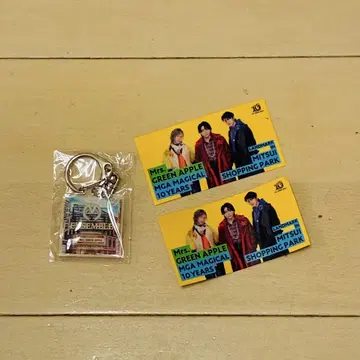 Mrs. GREEN APPLE 키링 스티커 2종 세트