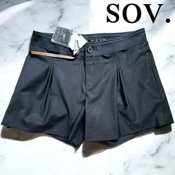 새상품 택 포함 Sov. 소브 숏 팬츠 블랙 패션 올 시즌