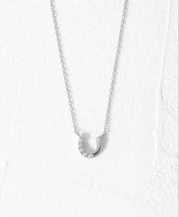 GLUCK Mini Horseshoe Necklace 실버 목걸이
