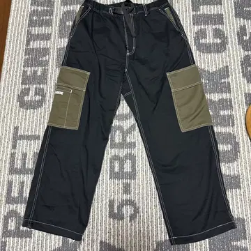 XLARGE 카고 팬츠 L 블랙/카키