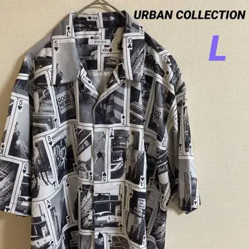 URBAN COLLECTION 어반 컬렉션 오픈 카라 셔츠