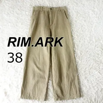 RIM.ARK 림 아크 로우 웨스트 스트레이트 데님 팬츠 베이지 38