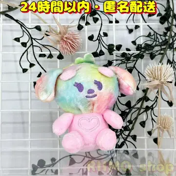 PPULBATU 앉아 레인보우 키링 봄규 봄꾸