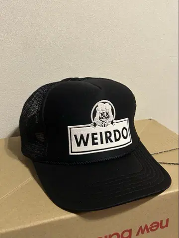 WEIRDO 메쉬 캡 블랙