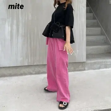 mite 컷오프 데님