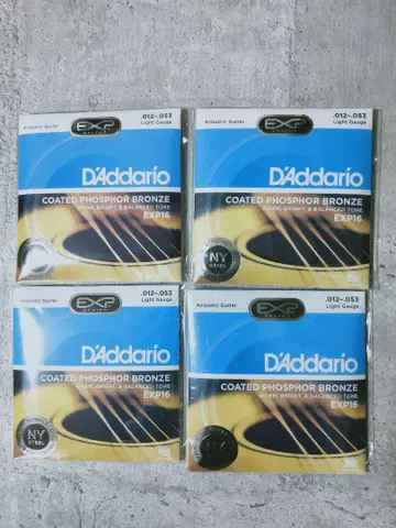 D'Addario EXP16 어쿠스틱 기타 줄 4세트