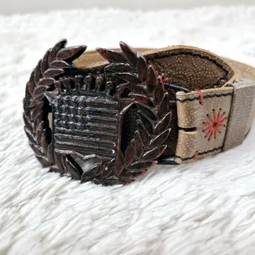 Famous Stars and Straps 버클 가죽 벨트 성조기 미국