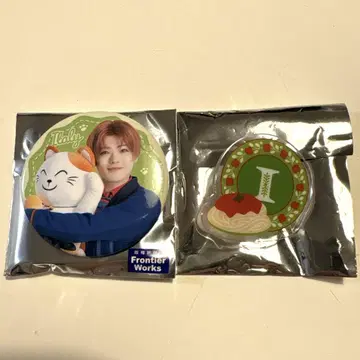 헤타뮤 이탈리아 플래그 클립 마네키네코 캔뱃지