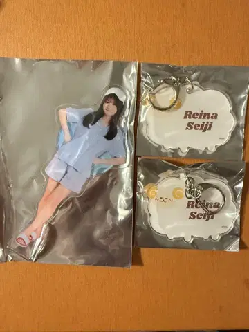 NGT48 세이시 레이나 아크릴 스탠드 키링 극장 복권 2025.7