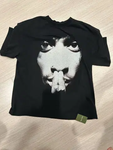2PAC 그래픽 프린트 티셔츠