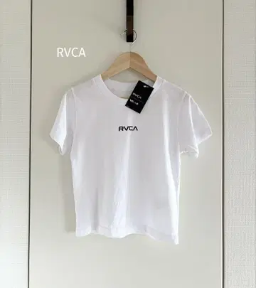 RVCA 티셔츠 숏 기장 화이트