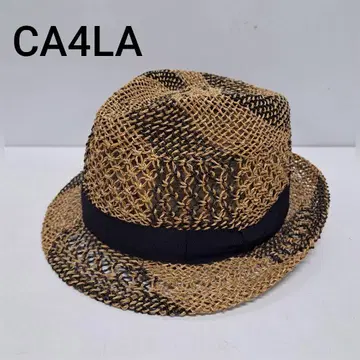 새상품급 CA4LA 스트로우 햇 약 58.5cm