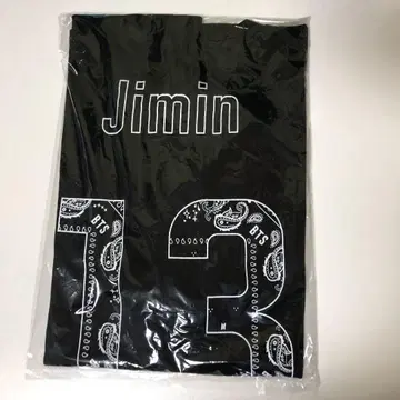 TEAM BTS Tee JIMIN 지민 티셔츠 블랙 M