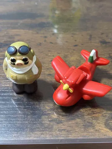 붉은 돼지 손가락 인형 지브리 레트로