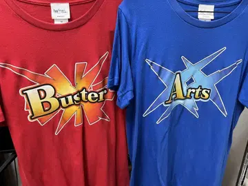 FGO 명령어 카드 티셔츠(Buster, Arts) 세트