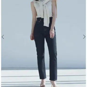 anuans Slim straight denim 슬림 스트레이트 데님