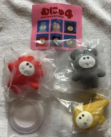 무뉴 4 미니어처 마스코트 3개 세트