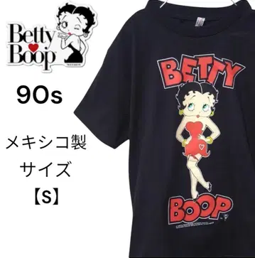 90s 멕시코제] 베티 붑 빈티지 빅 로고 티셔츠 셔츠