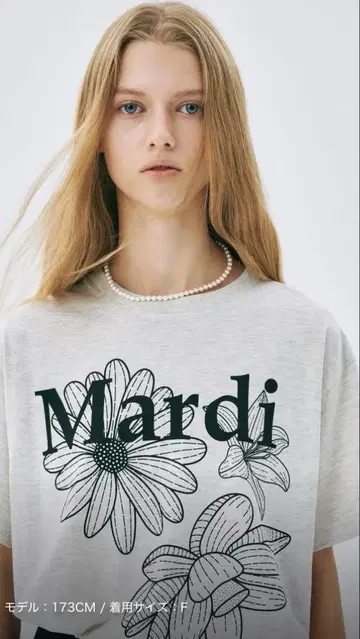 Mardi 플라워 프린트 티셔츠