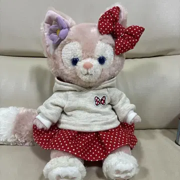 리나벨 스텔라 코스튬 후드티 세트 아이보리 빨간색 도트