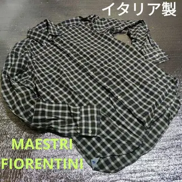 MAESTRI FIORNTINI 버튼 셔츠 남성용 M 사이즈 이탈리아제