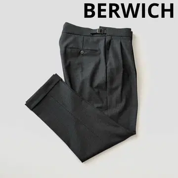 BERWICH 베르위치 스코틀랜드 스트레치 울 서지 팬츠