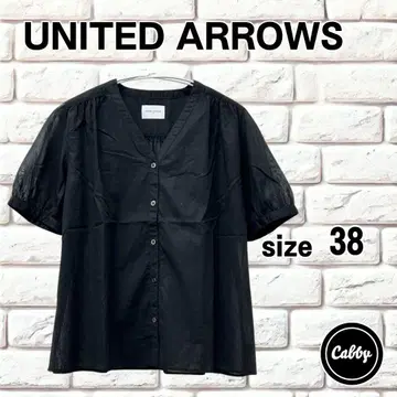 UNITED ARROWS 유나이티드 애로우즈 시스루 V넥 셔츠
