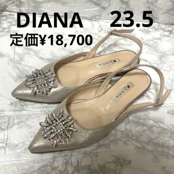 DIANA 다이애나 펌프스 장빵 골드 23.5