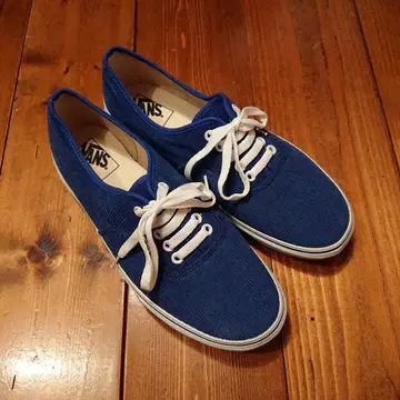 VANS 오센틱 코듀로이 레어 데드스탁 us10 NAVY