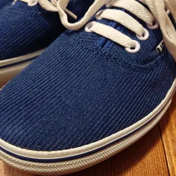 VANS 오센틱 코듀로이 레어 데드스탁 us10 NAVY