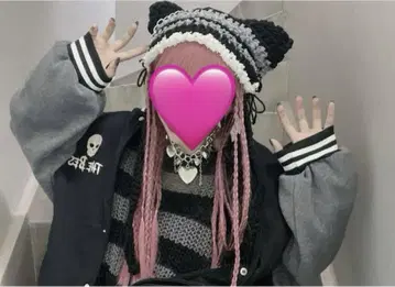 charo 비니 모자 니트 모자 STAR CAT HAT