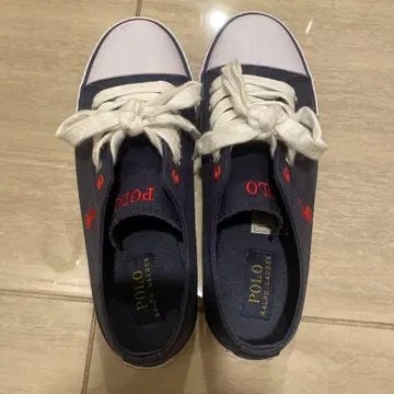폴로 랄프 로렌 네이비 스니커즈 23.5cm
