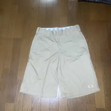 디키즈 더블니 하프 팬츠 34 베이지
