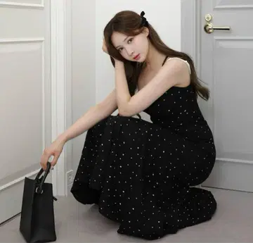 도킹 리본 머메이드 원피스