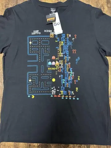 GU PAC-MAN 티셔츠 미사용 새상품 택 포함 L 사이즈