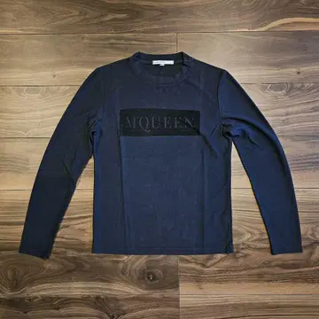ALEXANDER McQUEEN 1996SS 시스루 로고 롱 티셔츠