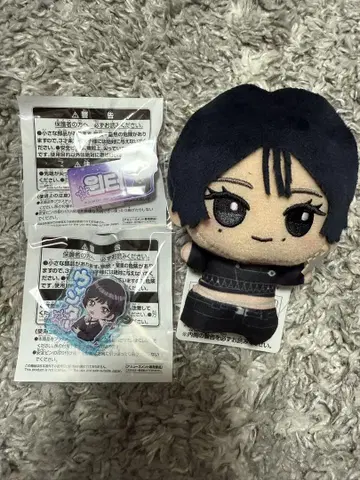 aespa namco 치비 봉제 인형, 아크릴 배지 윈터 3개 세트