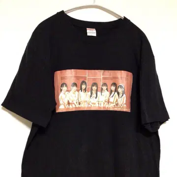 레어 노기자카46 au PAY 유키히라 마유 오리지널 티셔츠 블랙 L