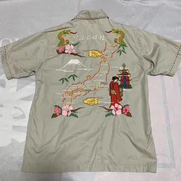 완판 단종 레어 SAMURAI JEANS 사무라이 진 자수 스카 셔츠