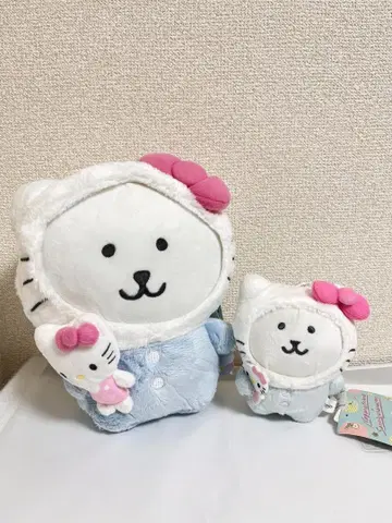 나가노 프렌즈 산리오 나가노의 곰 헬로키티 봉제 인형 새상품 2개 세트